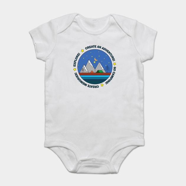 Go Camping Baby Bodysuit by DickinsonDesign